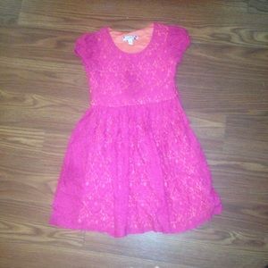 Pink and Orange Summer Dress